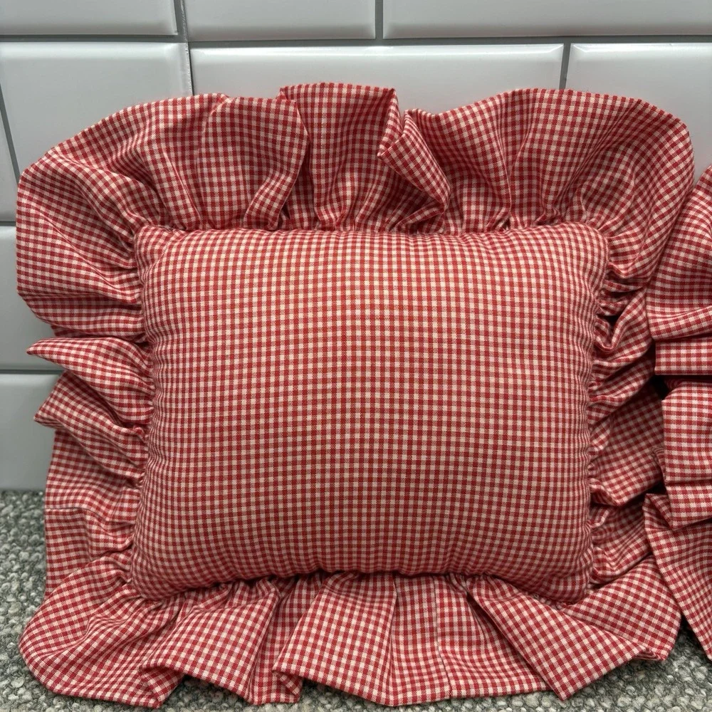 Handmade pillows are